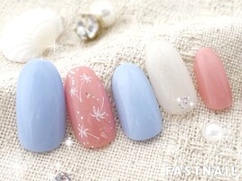 パステルリゾートネイル