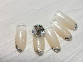 ビーケア 自由が丘店(B.care)/Vカットストーンネイル¥7480