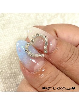 アールネイルドットコム(R*NAIL.com)/合わせるとハートになるパーツ