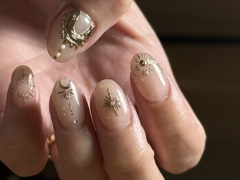 アリラボネイル 西荻窪(Ari Labo Nail.)/手書きアート