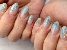 オーロラホロネイル☆