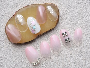 ネイル マテリア 池袋店(Nail Materia)の写真/シェル/きらきらホイル/マグネットのニュアンスデザイン豊富*人気のミラー/オーロラも大人可愛くアレンジ◎