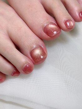 赤とオレンジの中間色