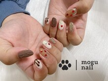 モグネイル(Mogunail)/バレンタインネイル／冬ネイル