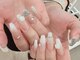 きらきらネイルサロンの写真/上品なワンホンネイル・韓国ネイルで指先から気分UP♪モチの良い長さ出しで理想のフォルムを実現！