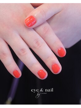 アイアンドネイルバイエスクローゼット(eye&nail by S CLOSET)/aoi担当 ワンカラーネイル