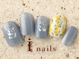ミモザシェルネイル　8980円