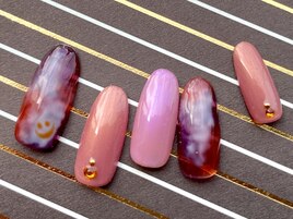 もやもやおばけネイル