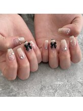 コロレ(colore')/リボン×ラメグラ×ストーン