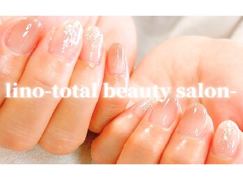 リノ トータルビューティサロン(lino total beauty salon)の写真/定額コースはオリジナルデザインからお選びいただけます♪シンプル可愛いデザインはオフィスネイルにも◎