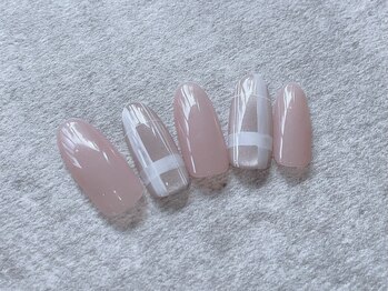 リーチェ ネイルズ(Riche Nails)/マグネットチェックネイル