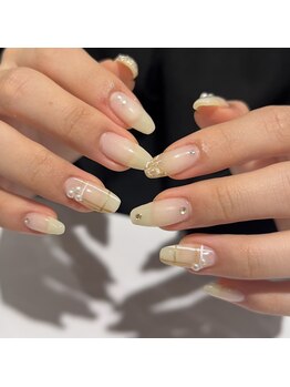 ヴィヴィアンビューティ ネイルアンドアイ Viviean Beauty Nail & Eye/チェックネイル