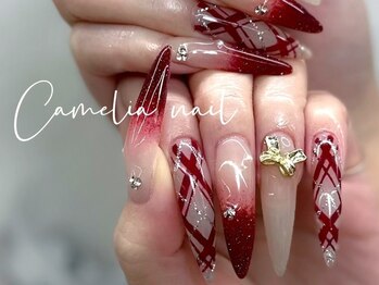 カメリア(Camelia)の写真/【自爪に自信がない…爪が弱い方にも◎】メニューも豊富にご用意★長さ出しで指先を美しく魅せる美爪に♪