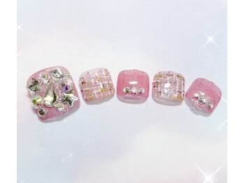 ラヴィネイル 京都駅前店 クレア(La Vie Nail claire)/2025春フットネイル