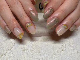 押し花ネイル