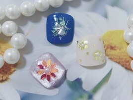 フット親指アート