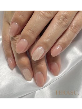 ワンカラー×ラメ