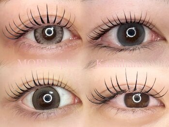 モアプラス 橿原店(MORE+plus)の写真/自まつげを最大限活かし自然に盛れる◎ナチュラルでも印象的な目元に♪大人気の韓国風束感まつげOK！