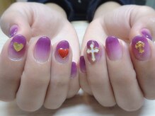 アミュリー ネイル アトリエ(Amury nail atelier)/ハロウィン★パーツネイル♪