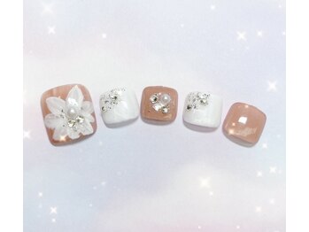 ラヴィネイル 京都駅前店 クレア(La Vie Nail claire)/2025春フットネイル