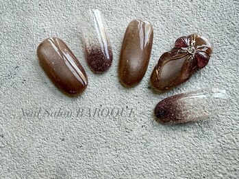 ネイルサロン バロック(Nail Salon BAROQUE)の写真/ニュアンスネイルや季節のアート、ワンホンや韓国ネイルなど様々なデザインOK★仕事帰りにも通える22時迄!