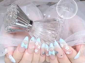 Nail salon Blue iris【ブルーアイリス】長さだし/持ち込み/フィルイン/ワンホン/フィルイン/持ち込み/長さだし