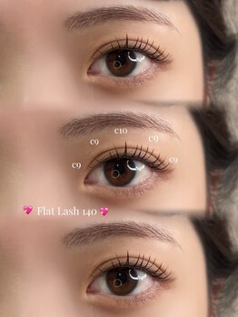 ラ シュエット(La Chouette by luve heart's And Be)の写真/flat lash ナチュラルからしっかりお目元までお任せ下さい♪

