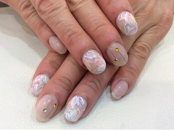 シャンネイルケアサロン(Shan Nail caresalon)/春 ニュアンスネイル