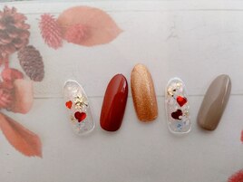 キラキラガーリーネイル