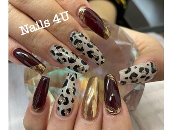 ネイルズフォーユー(Nails 4 U)/レオパード