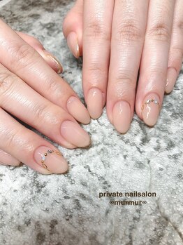 プライベート ネイルサロン マーマ(murmur)/シンプルネイル