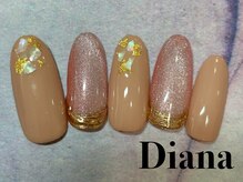 ディアナ ひたちなか高場店(DIANA)/定額ネイル　7,700円　A-118