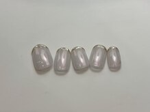 ネイルメゾン 天神店(NAIL MAISON)/ミラーフレンチシンプル¥9000