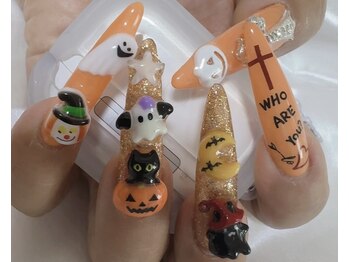 ロカネイル(ROKA NAIL)/ハロウィンネイル