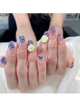 桜ネイルサロン/3Dネイル