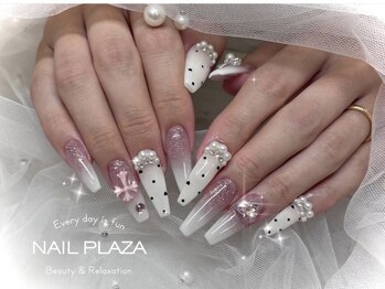 ネイルプラザ 河原町OPA店(NAIL PLAZA)の写真/大バズり間違いナシ!中国系ワンホンネイルも目が離せない◎【10本長さ出し★アートし放題】