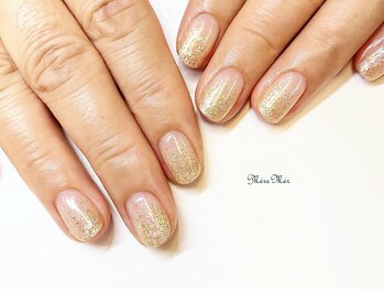 パラジェル認定サロン メールメール 池袋店(MereMer)/ゴールドラメグラデーション