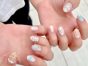 ネイルマジック 仙台一番町店(NAIL MAJIC)/マーメイド×バタフライネイル☆