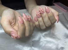 ネイル スタジオ ブルーミー(Bloomy)/ちゅるちゅるリボンネイル