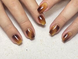 art10本　べっこうネイル