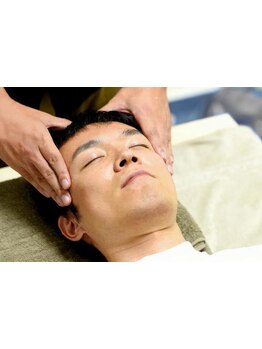 ヘッドスパで癒されたい