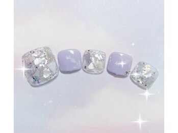 ラヴィネイル 京都駅前店 クレア(La Vie Nail claire)/2025春フットネイル