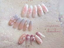 ネイルアンドアイラッシュスタジオ シュシュ(chouchou)/桜デザイン特集・春・卒業入学式