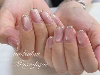 マニフィーク(magnifique)の写真/シンプルアート２本~トレンドデザインまでお任せ◎検定取得ネイリストが貴方の理想のデザインに応えます!