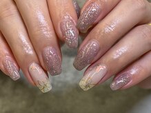 ネイル クランツ(nail kranz)/ミラーフラワーネイル