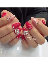ラズネイル(RUZ'S NAIL)/【秋本】バレンタインネイル