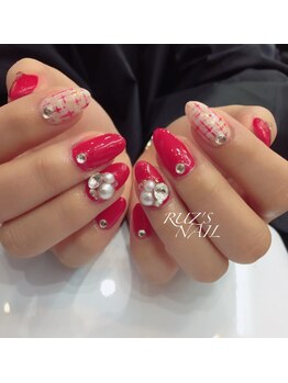ラズネイル(RUZ'S NAIL)/【秋本】バレンタインネイル