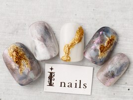 ブルーニュアンスネイル