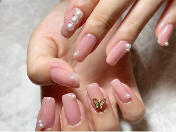 レディグリッター(Lady glitter)/ワンホン風パール&バタフライ