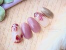 べっ甲フラワー紫〈新規7500円〉